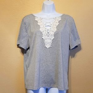 (3 for $15) Shein Laced V-Neck